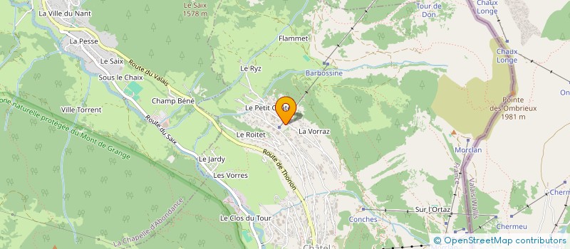 localisation de l'entreprise INDIV WILLANS / SALT  CHATEL