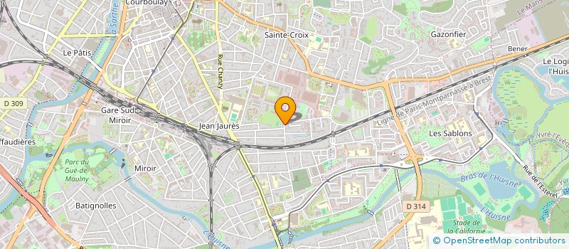 localisation de l'entreprise INDIV YVARD LE MENTEC LMNP  LE MANS