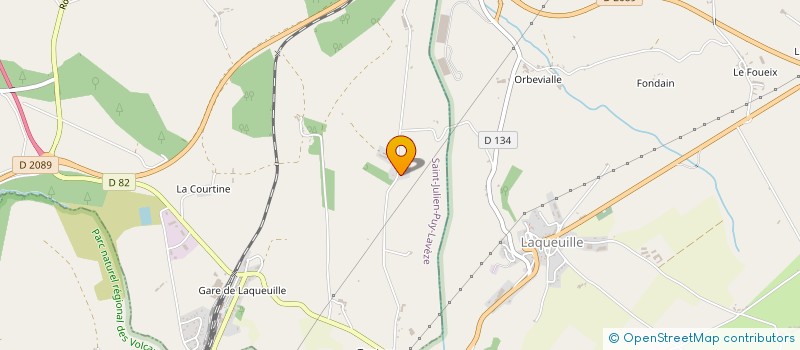 localisation de l'entreprise INDIVFAURE  SAINT-JULIEN-PUY-LAVEZE