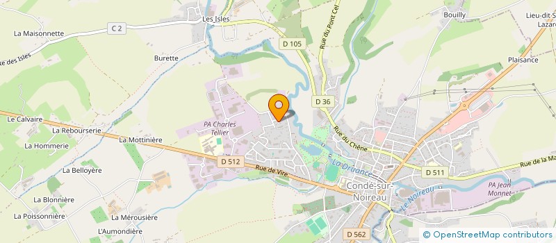 localisation de l'entreprise INDIVI GOUDIER FRERES FRANCOIS ET MICHEL  CONDE-EN-NORMANDIE