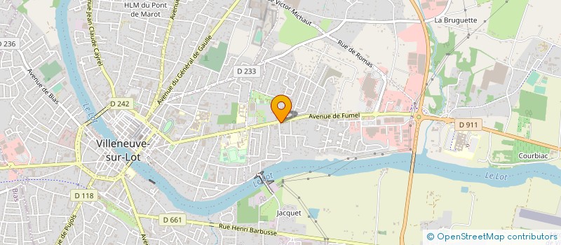 localisation de l'entreprise INDIVI JACQUES DELPEUCH ALAIN DELPEUCH  VILLENEUVE-SUR-LOT