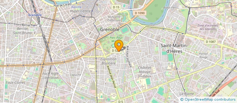 localisation de l'entreprise INDIVI ZERBIB-FLORENT  GRENOBLE