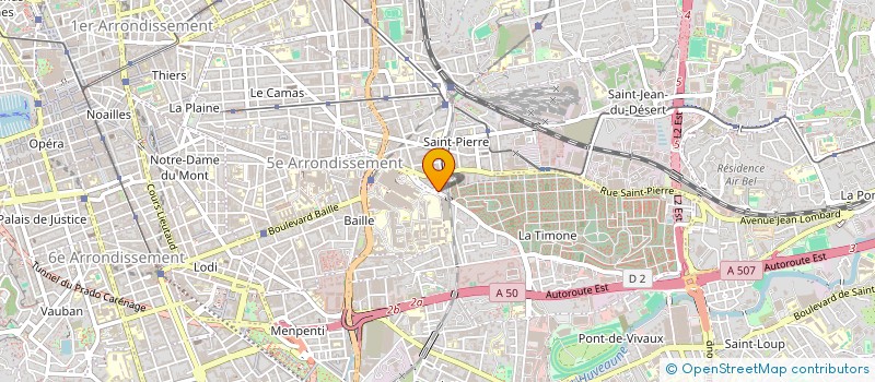 localisation de l'entreprise INDIVIDION RIERA MEDINA à MARSEILLE