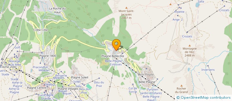 localisation de l'entreprise INDIVIDION SALA BOURGOIS  LA PLAGNE TARENTAISE