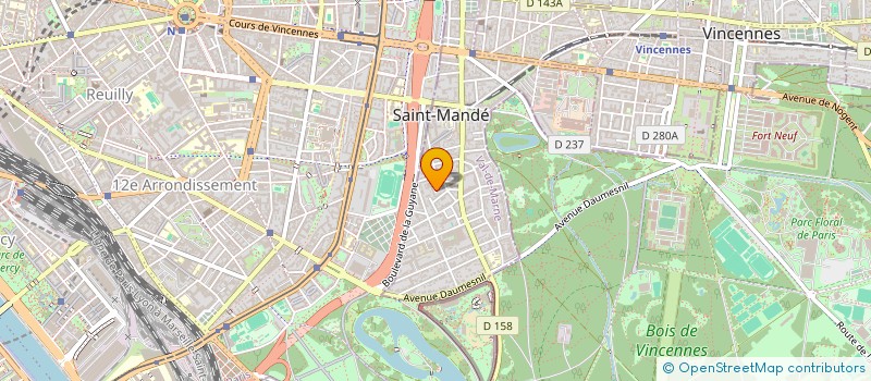 localisation de l'entreprise INDIVIDUAL SAFETY EQUIPMENTS AND SERVICES à SAINT-MANDE
