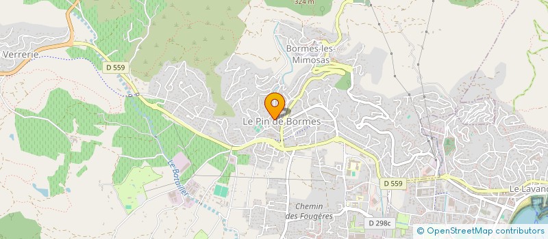 localisation de l'entreprise INDIVION LAUDE  BORMES-LES-MIMOSAS