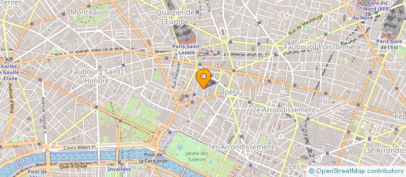 localisation de l'entreprise INDIVIS 13 CAUMARTIN  PARIS