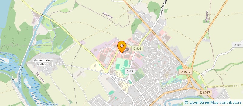 localisation de l'entreprise INDIVIS  PERONNE