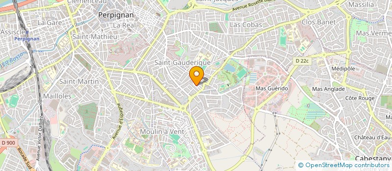 localisation de l'entreprise INDIVIS BARO CHRISTIAN DOUMENG YVETTE à PERPIGNAN