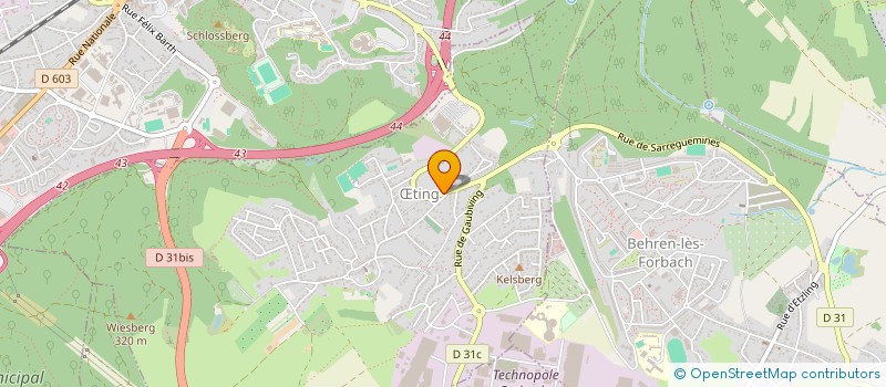 localisation de l'entreprise INDIVIS.BARTZ BERNARD BARTZ JEAN MARIE  TING