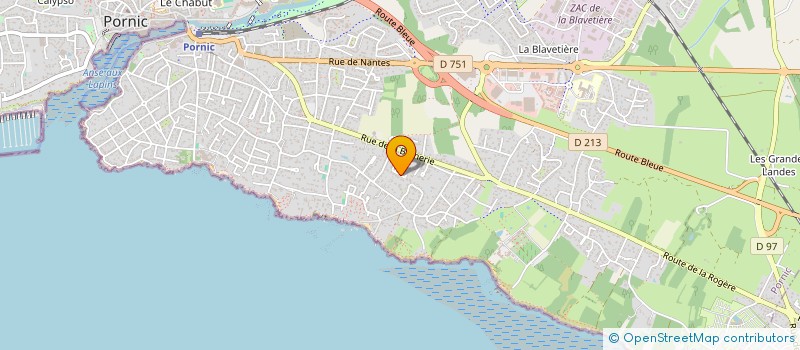 localisation de l'entreprise INDIVIS. BREHARD JOEL ET CHRISTINE  PORNIC