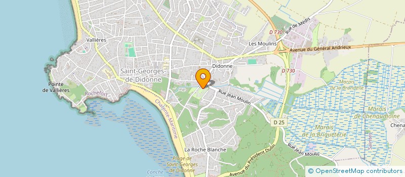 localisation de l'entreprise INDIVIS LARROQUE JEAN ET BEATRICE  SAINT-GEORGES-DE-DIDONNE