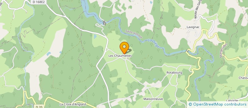 localisation de l'entreprise INDIVIS MONEDIERES RENE PERRIER SIMONE  NEUVIC