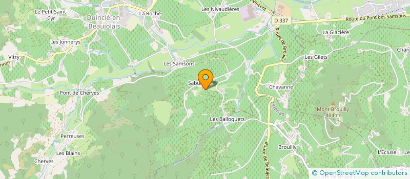 localisation de l'entreprise INDIVIS ROBAT PIERRE EMMANUEL GERALDINE  QUINCIE-EN-BEAUJOLAIS