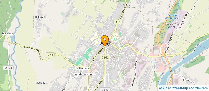 localisation de l'entreprise INDIVIS THIMONIER DANIELE-SZABO JANINE  BELLEY