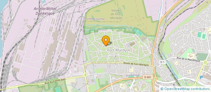 localisation de l'entreprise INDIVIS TMW75 à DUNKERQUE