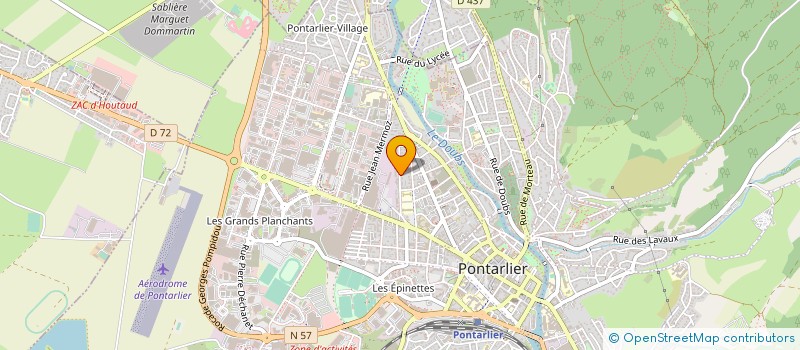 localisation de l'entreprise INDIVISIION LAMY LOUIS à PONTARLIER