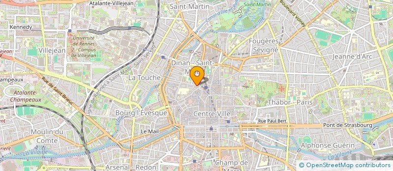 localisation de l'entreprise INDIVISIO 5 RUE ECHANGE  RENNES