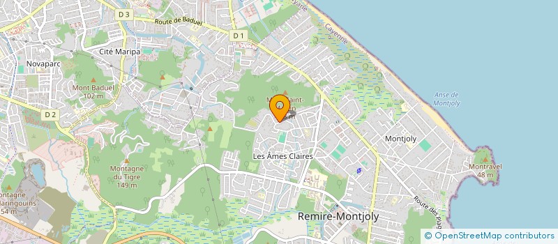 localisation de l'entreprise INDIVISION 1  REMIRE-MONTJOLY