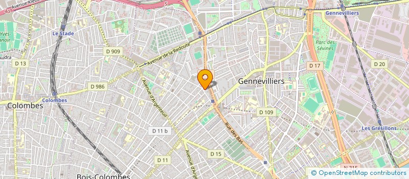 localisation de l'entreprise INDIVISION 1 RUE CHRISTOPHE  ASNIERES-SUR-SEINE