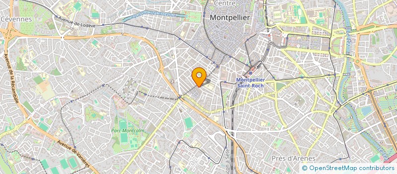 localisation de l'entreprise INDIVISION 1 RUE MEYRUEIS à MONTPELLIER