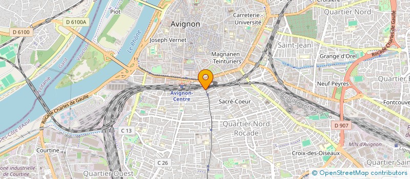 localisation de l'entreprise INDIVISION 10 AVENUE SAINT RUF  AVIGNON