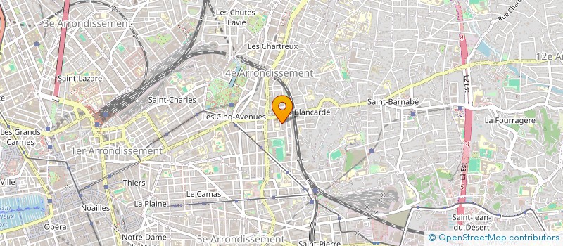 localisation de l'entreprise INDIVISION 11 RUE JEANNE DE CHANTAL  MARSEILLE