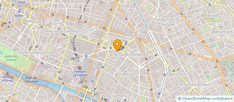 localisation de l'entreprise INDIVISION 15 REAUMUR  PARIS