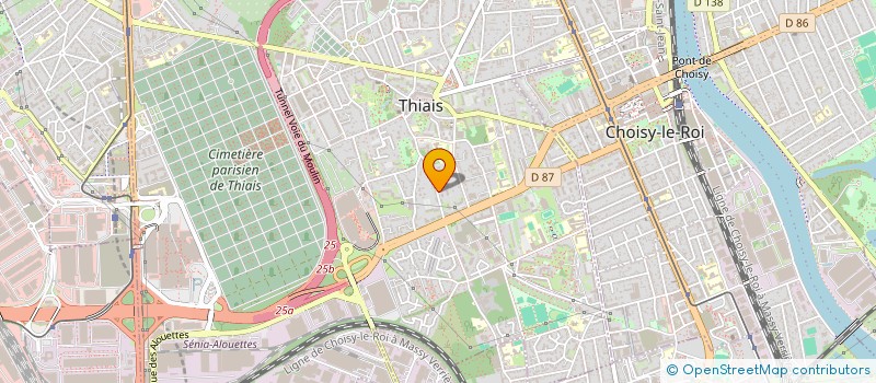 localisation de l'entreprise INDIVISION 28 RUE VICTOR BASCH  THIAIS