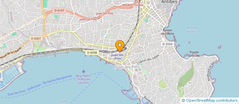 localisation de l'entreprise INDIVISION 2M 2A à ANTIBES