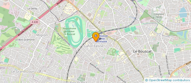 localisation de l'entreprise INDIVISION 2S BORIE  LE BOUSCAT