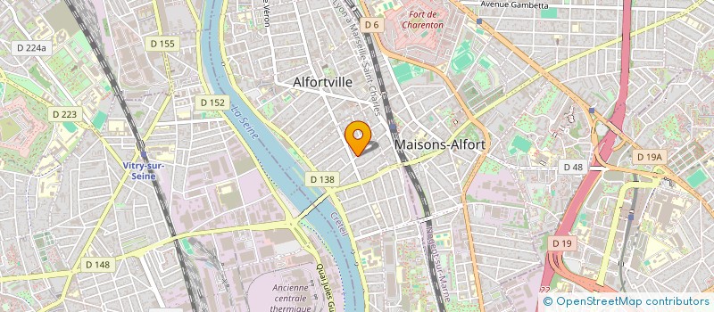 localisation de l'entreprise INDIVISION - 33 DU MARECHAL DE LATTRE DE TASSIGNY à ALFORTVILLE