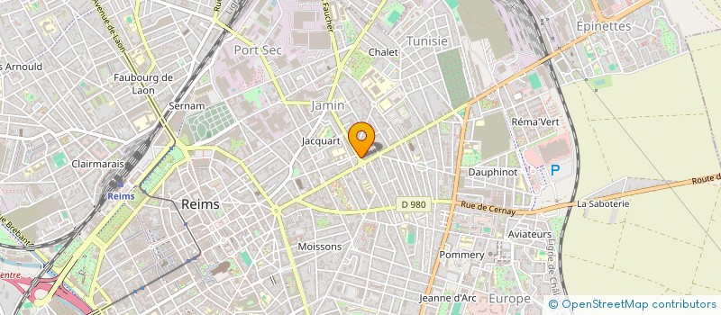 localisation de l'entreprise INDIVISION 4 BD JAMIN REIMS  REIMS