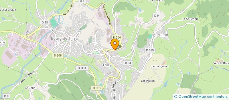 localisation de l'entreprise INDIVISION  THIZY-LES-BOURGS