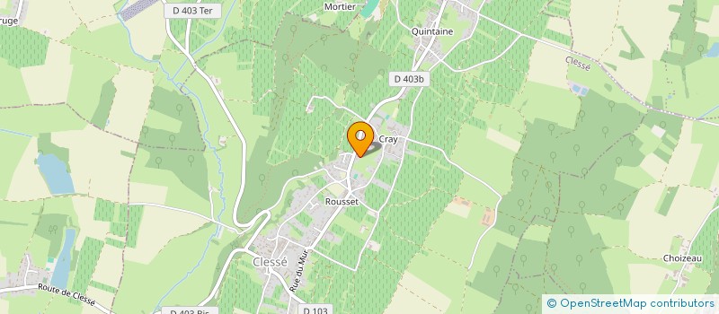 localisation de l'entreprise INDIVISION  CLESSE