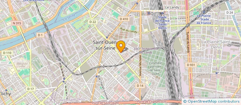 localisation de l'entreprise INDIVISION 6 AVENUE DES MARRONNIERS à SAINT-OUEN-SUR-SEINE