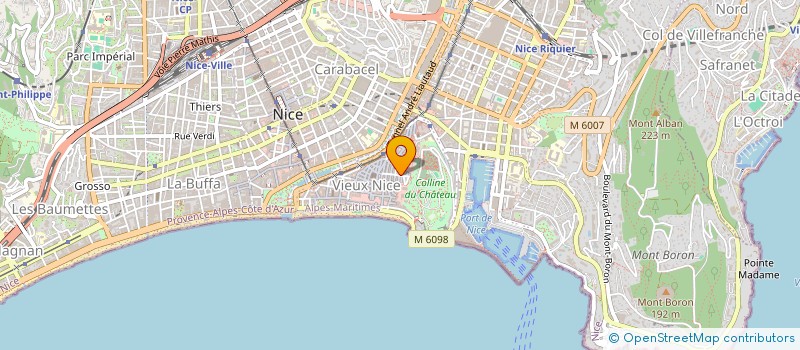 localisation de l'entreprise INDIVISION 6 CONDAMINE  NICE