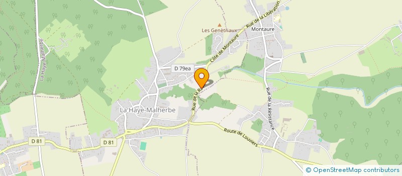 localisation de l'entreprise INDIVISION  LA HAYE-MALHERBE