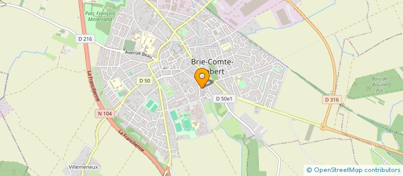 localisation de l'entreprise INDIVISION  BRIE-COMTE-ROBERT