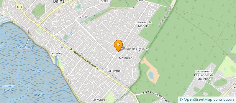 localisation de l'entreprise INDIVISION ABAD  ANDERNOS-LES-BAINS