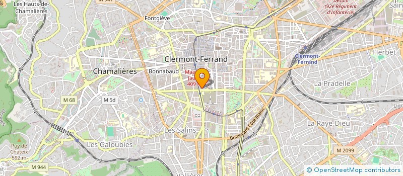 localisation de l'entreprise INDIVISION ABASSIAN ET GIAT  CLERMONT-FERRAND