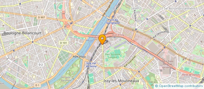 localisation de l'entreprise INDIVISION ABDELAZIZ AOUNI ET FARIDA à ISSY-LES-MOULINEAUX