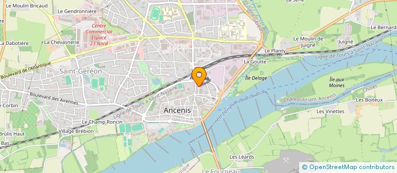 localisation de l'entreprise INDIVISION ABELLAN OLIVIER ET ABELLAN MELANIE  ANCENIS-SAINT-GEREON