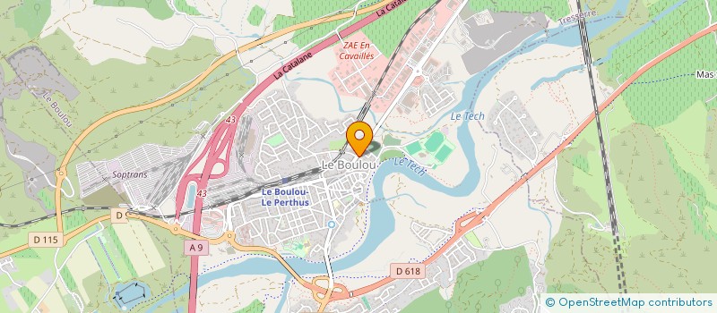 localisation de l'entreprise INDIVISION ABES/LEROY  LE BOULOU