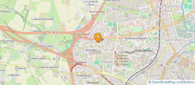 localisation de l'entreprise INDIVISION ABID - BAGOURD  RENNES