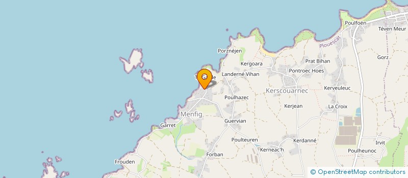 localisation de l'entreprise INDIVISION ABJEAN  PLOUESCAT