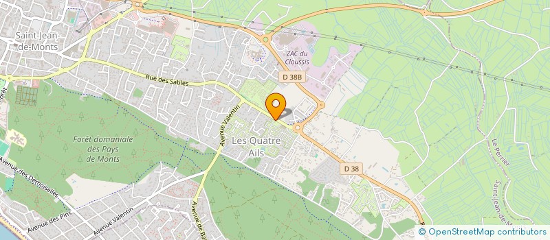 localisation de l'entreprise INDIVISION ABOMES BOULIDARD à SAINT-JEAN-DE-MONTS