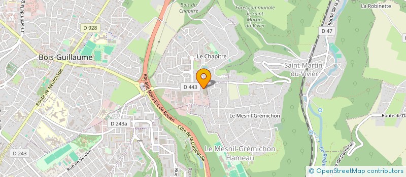 localisation de l'entreprise INDIVISION ABRAHAM AGATHE ET FOUQUET BRUNO  LE MESNIL-ESNARD