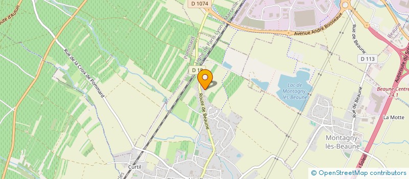 localisation de l'entreprise INDIVISION ABRIC  CHOREY-LES-BEAUNE