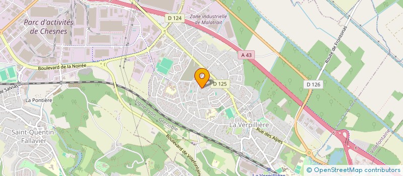 localisation de l'entreprise INDIVISION ACHARD  LA VERPILLIERE